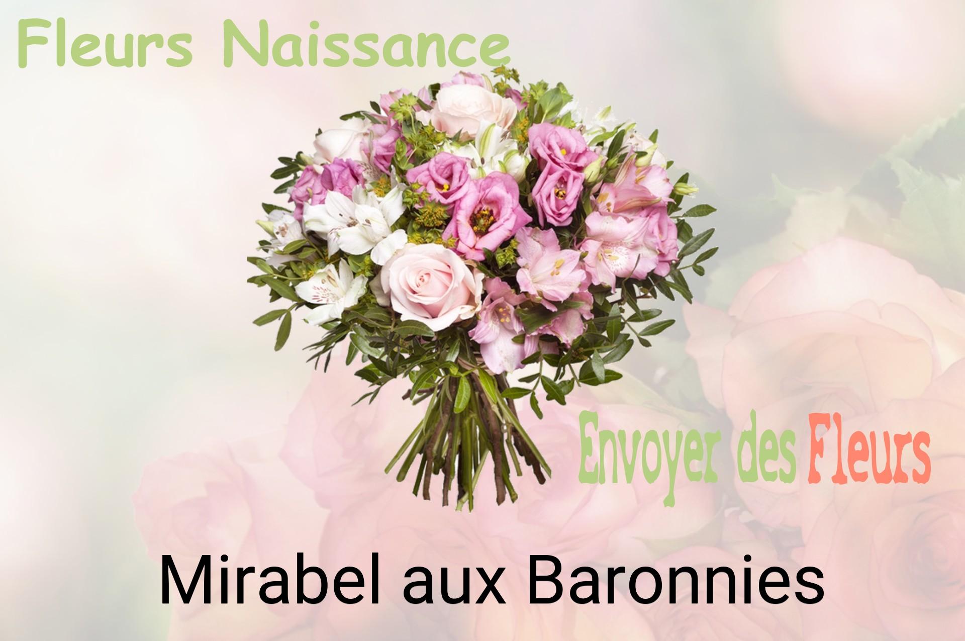 Bouquet de fleurs de naissance livré à Mirabel-aux-Baronnies