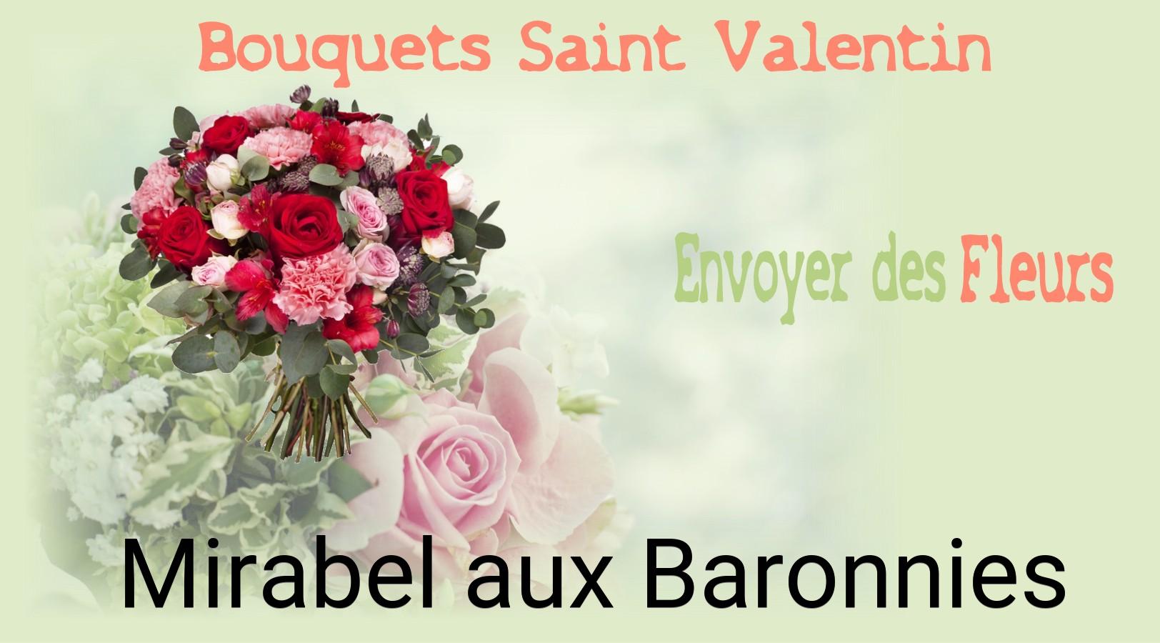 Roses de Saint-Valentin livrées à Mirabel-aux-Baronnies